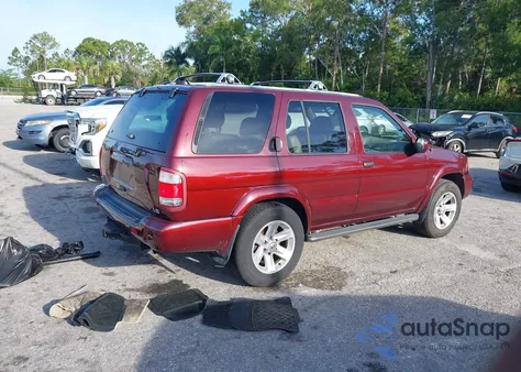 2002 Nissan Pathfinder Le/Se из США, поврежденный, VIN JN8DR09Y82W701017